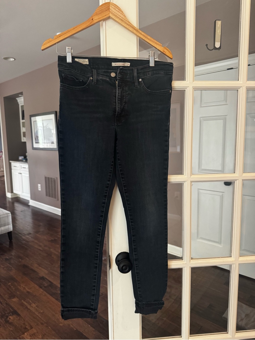 Levi’s Premium 311 Shaping Skinny Jeans - Washed Black - Sz 29